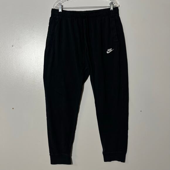Nike Sportswear Taper Leg Black Activewear Comfy Jogger Sweatpants Men’s Size XL - Picture 1 of 7